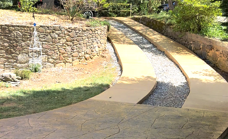 From Gravel to Grandeur: A Stunning Asheville Driveway Transformation