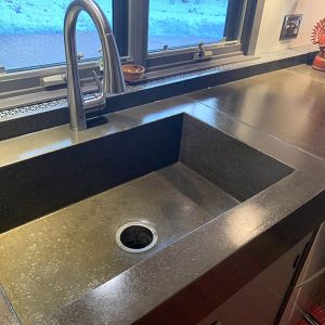 Concrete Countertop and Sink