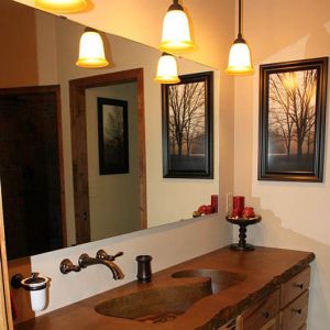 Custom Concrete Countertop and Sink