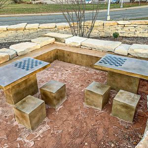 Concrete Seating Areas and Chess Boards