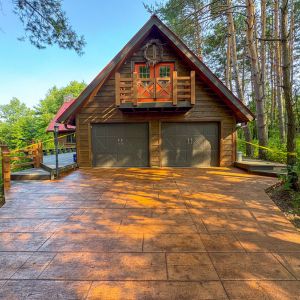 Stamped Concrete Driveway
