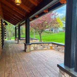 Stamped Concrete Entryway